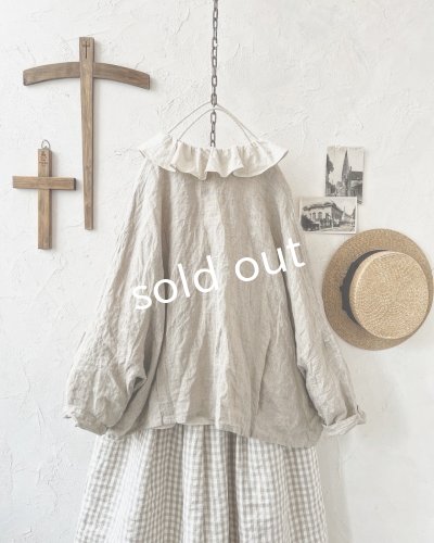 画像9: Branch m'/リネンのボレロカーディガン・ナチュラル