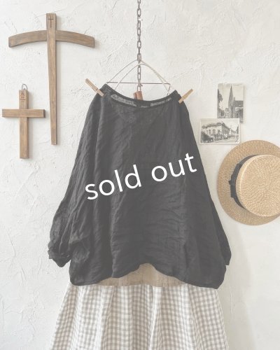 画像6: Branch m'/リネンのボレロカーディガン・黒