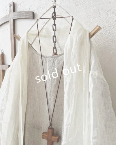 画像4: Branch m'/リネンのロングカーディガン・オフ