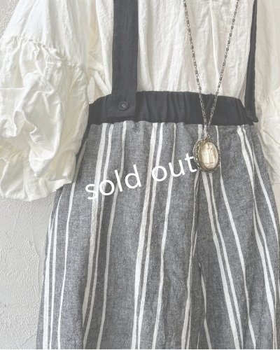 画像4: HALLELUJAH／12.Victorian Pantalon ヴィクトリアンパンタロン・Gray stripe