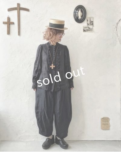 画像19: HALLELUJAH／2.Chimise a Dentelle レースブラウス・black