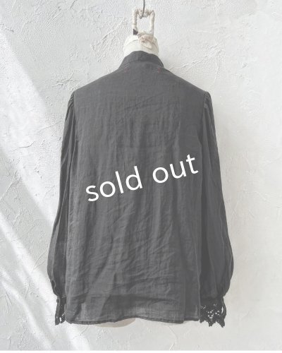 画像17: HALLELUJAH／2.Chimise a Dentelle レースブラウス・black