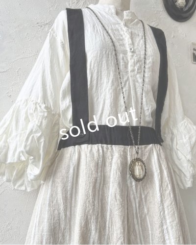 画像4: HALLELUJAH／12.Victorian Pantalon ヴィクトリアンパンタロン・flax stripe