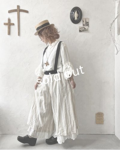 画像18: HALLELUJAH／12.Victorian Pantalon ヴィクトリアンパンタロン・Gray stripe