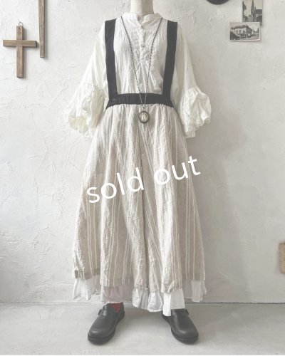 画像3: HALLELUJAH／12.Victorian Pantalon ヴィクトリアンパンタロン・flax stripe