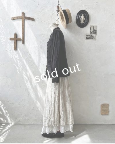 画像12: HALLELUJAH／2.Chimise a Dentelle レースブラウス・black