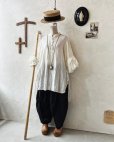 画像2: HALLELUJAH／4.Pantalon faun パン パンタロン・Black  (2)