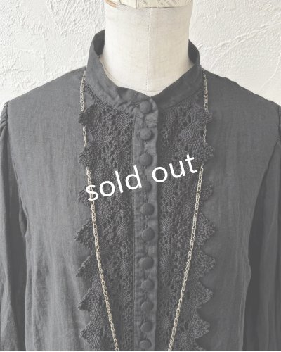 画像4: HALLELUJAH／2.Chimise a Dentelle レースブラウス・black