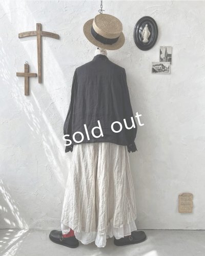 画像13: HALLELUJAH／2.Chimise a Dentelle レースブラウス・black