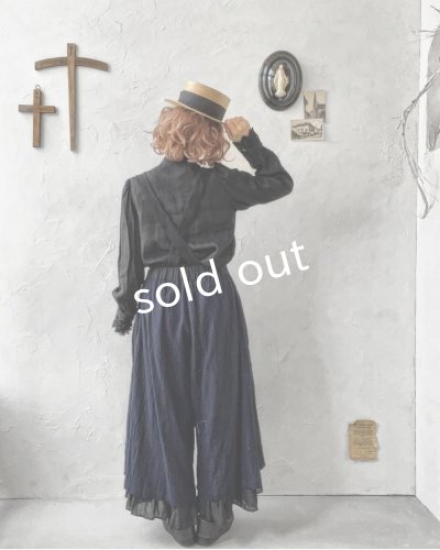 画像18: HALLELUJAH／12.Victorian Pantalon ヴィクトリアンパンタロン・navy stripe