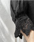画像7: HALLELUJAH／2.Chimise a Dentelle レースブラウス・black