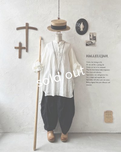 画像3: HALLELUJAH／4.Pantalon faun パン パンタロン・Black 