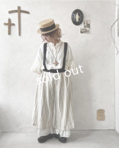 画像19: HALLELUJAH／12.Victorian Pantalon ヴィクトリアンパンタロン・Gray stripe