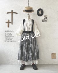 HALLELUJAH／12.Victorian Pantalon ヴィクトリアンパンタロン・Gray stripe