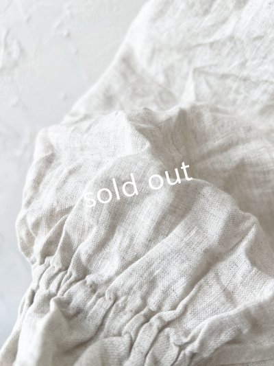 画像6: sloe/リネンギャザー襟のブラウス・ナチュラル