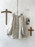 画像1: sloe/リネンギャザー襟のブラウス・ナチュラル (1)
