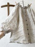画像5: sloe/リネンギャザー襟のブラウス・ナチュラル