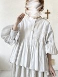 画像12: tegami/ドロップピンタックのカフスブラウス・オフ