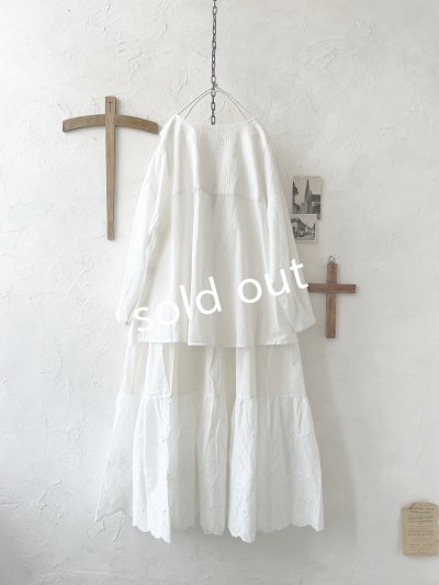 画像7: tegami/ニュアンスセーラー襟のブラウス・オフ