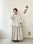 画像10: tegami/ドロップピンタックのカフスブラウス・オフ