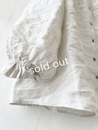 画像4: sloe/リネンギャザー襟のブラウス・ナチュラル