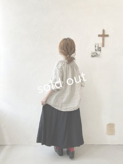 画像10: sloe/リネンギャザー襟のブラウス・ナチュラル