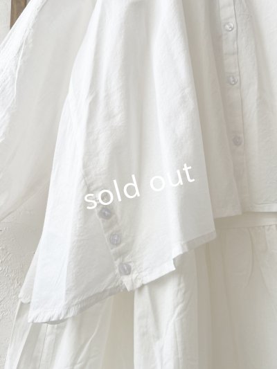 画像4: tegami/ニュアンスセーラー襟のブラウス・オフ