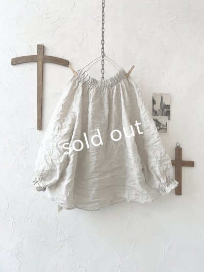 画像7: sloe/リネンギャザー襟のブラウス・ナチュラル