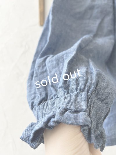 画像4: sloe/ダンガリーフリルブラウス・ブルー