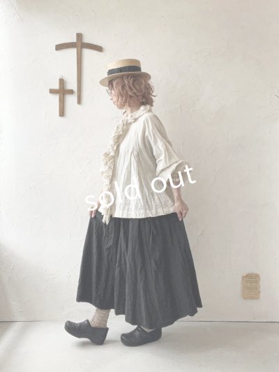 画像11: MARCHE' DE SOEUR/フローフリルパフ袖ブラウス・アイボリー