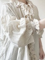 画像11: MARCHE' DE SOEUR／フローフリルパフ袖ブラウス・ブルー (11)