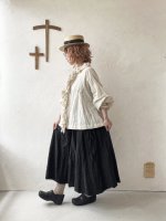 画像12: MARCHE' DE SOEUR／フローフリルパフ袖ブラウス・ブルー (12)