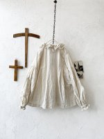 画像8: MARCHE' DE SOEUR／フローフリルパフ袖ブラウス・アイボリー (8)