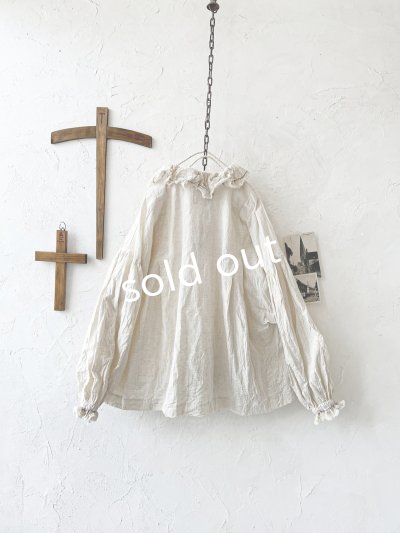 画像8: MARCHE' DE SOEUR/フローフリルパフ袖ブラウス・アイボリー