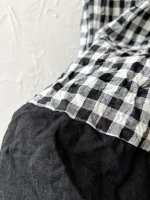 画像6: MARCHE' DE SOEUR／バッククロスワンピース・黒ギンガム (6)