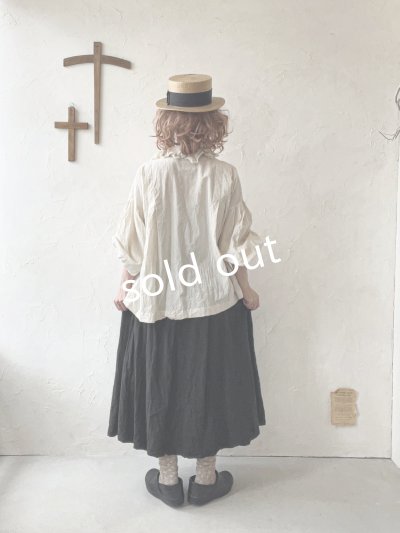 画像13: MARCHE' DE SOEUR／フローフリルパフ袖ブラウス・ブルー