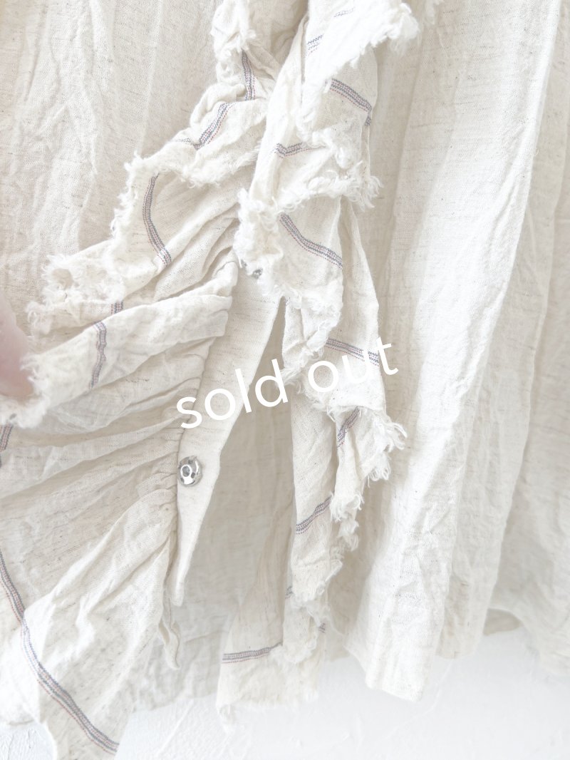 画像5: MARCHE' DE SOEUR／フローフリルパフ袖ブラウス・アイボリー (5)