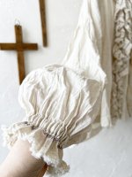 画像6: MARCHE' DE SOEUR／フローフリルパフ袖ブラウス・アイボリー (6)