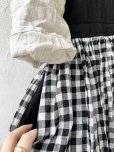 画像4: MARCHE' DE SOEUR／バッククロスワンピース・黒ギンガム