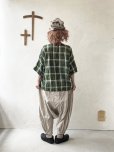 画像12: MARCHE' DE SOEUR／リネンプルオーバー・グリーンチェック