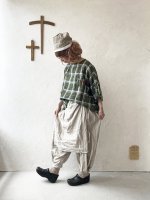 画像11: MARCHE' DE SOEUR／リネンプルオーバー・グリーンチェック (11)