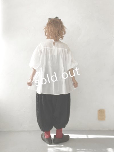 画像20: Dgy/ふんわり袖のジョーゼットブラウス・黒