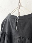 画像5: Dgy/ふんわり袖のジョーゼットブラウス・黒