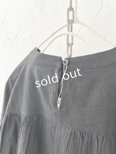 画像5: Dgy/ふんわり袖のジョーゼットブラウス・黒