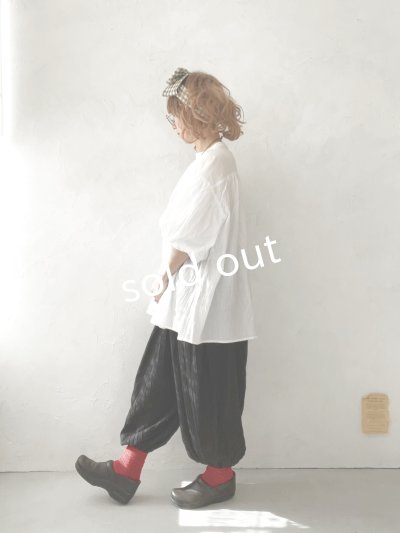 画像19: Dgy/ふんわり袖のジョーゼットブラウス・黒