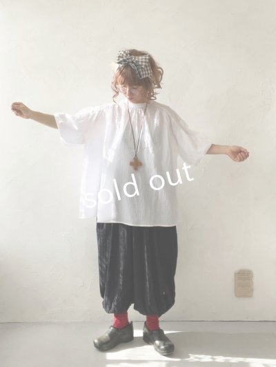 画像18: Dgy/ふんわり袖のジョーゼットブラウス・黒