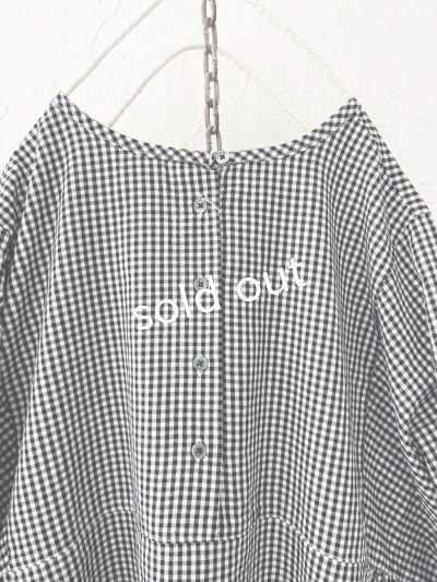 画像3: Bliss Bunch/2wayフレアチュニック・ギンガム