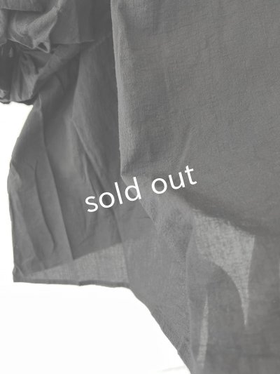 画像4: Dgy/ふんわり袖のジョーゼットブラウス・黒