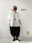 画像7: Dgy/ふんわり袖のジョーゼットブラウス・黒