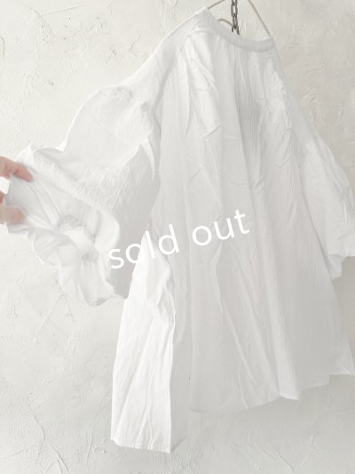 画像10: Dgy/ふんわり袖のジョーゼットブラウス・黒